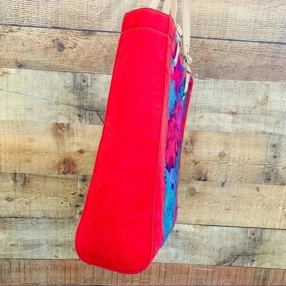 Huipil Guatemalan Rose Tote - Picture 7 of 8
